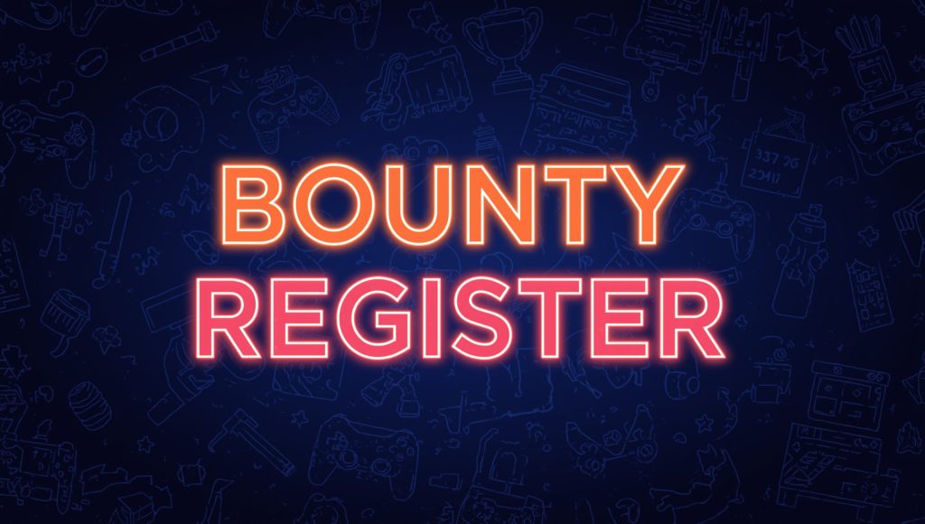 Bounty game register